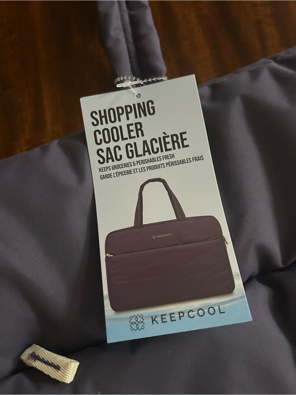 New! Insulated Keepcool Shopping Cooler Bag - Navy